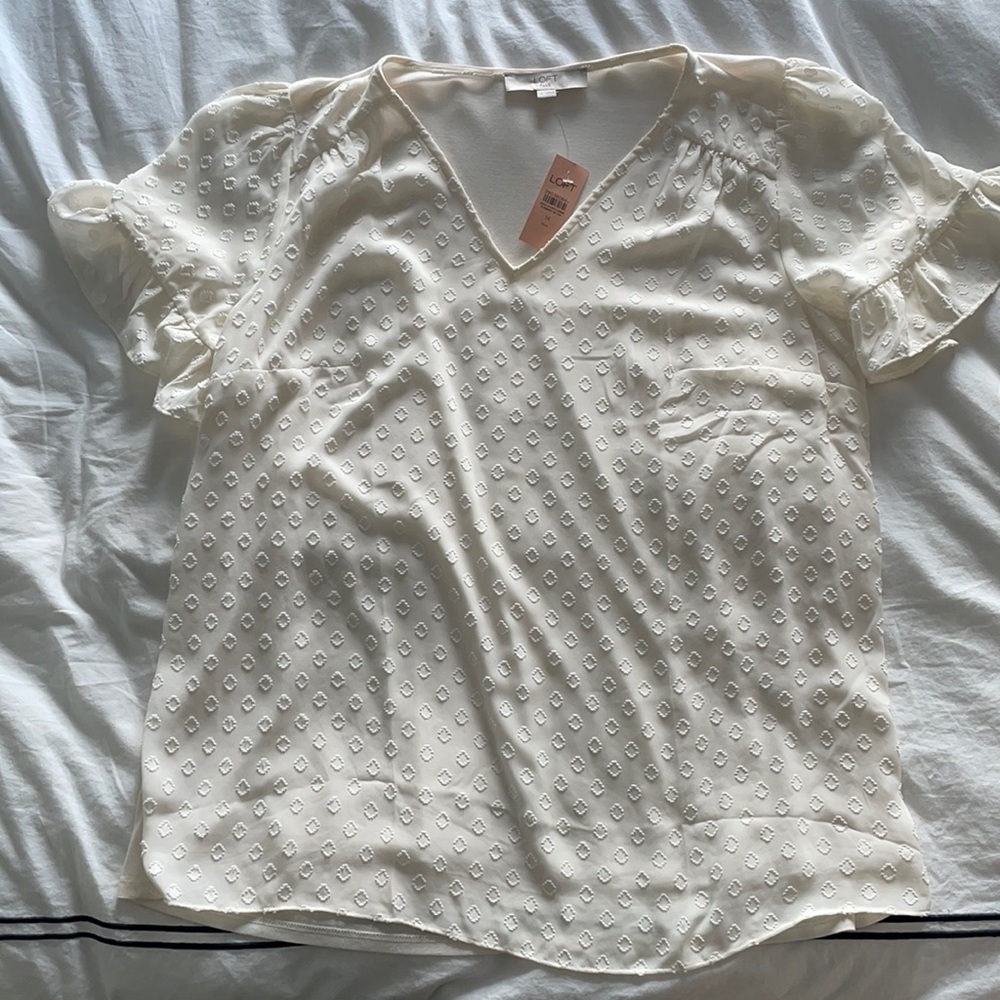 White textured Blouse